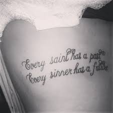 Tattoos and piercings are very personal, even if it's just a cliché i was 18 and i did it because i could.. Oscar Wilde Quote Tattoo Andrea Weers But With Different Script Tattoo Quotes Love Tattoos Tattoos