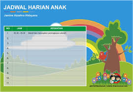Check spelling or type a new query. Download Contoh Jadwal Kegiatan Harian Anak Terbaru Penulis Cilik