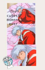 The Cutest Moment Ever Sleeping Inuyasha In Kagome S Bed Anime Vines Kagome And Inuyasha Anime
