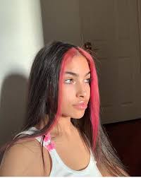 Pink Streaks Hair Color Streaks Aesthetic Hair Hair Inspo Color