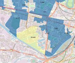 Although salford quays is in the city of salford new m50 postcodes were distributed to the area to separate and create new boundaries in the early 2000s. Alasdair Rae On Twitter There Are A Few Where Most Deprived And Least Deprived Deciles Are Neighbours But Not Many Where Houses Actually Close To Each Other However There Is This In
