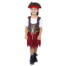 Une belle coiffure fille pour cheveux longs. Deguisement De Pirate Fille 6 8 Ans Fancy World King Jouet Deguisements Fancy World Fetes Deco Mode Enfants