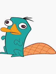Perry The Platypus Sticker By Catherine O Hagan In 2021 Perry The Platypus Platypus Phineas And Ferb Perry