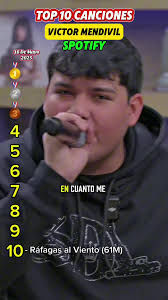 Top 10 canciones más populares de Víctor Mendivil en Spotify  #victormendivil #regionalmexicano #oscarmaydon #mejoresjordan #rap #corridos