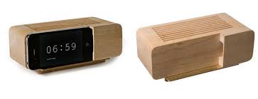 Wooden Dock Turns Iphone Into Retro Tastic Alarm Clock Wired