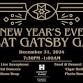 New Year's Eve Great Gatsby Gala