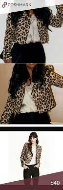 H M Leopard Motorcycle Jacket Clothes Design H M Jackets Jackets