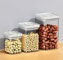 1pc * Airtight Plastic Food Storage Container with * Lid - Dishwasher Safe,  Reusable Square Container for * Pasta, Coffee Beans, Nuts & Tea - Pantry  Organization, Date-Tracking Kitchen Storage * ...