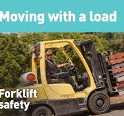 Forklift safety | Moving with a load