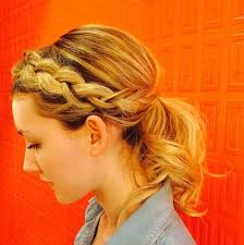 Diamond infinity braid into pony. 35 Super Simple Messy Ponytail Hairstyles