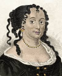 Portrait of Anne Hyde, Duchess of York and First Wife of James II of  England (engraving of the 19th century)