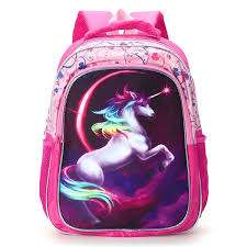 16/14/12 Inch) Horse-Design Backpack Girls School Bag Magical Colourful  Kids Student Bags Travel Rucksack Gifts | Wish