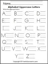 Alphabet Uppercase Letter Practice Letter Writing Worksheets Writing Worksheets Kindergarten Writing Worksheets
