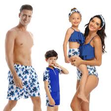 Father son matching hawaiian shorts, father & son matching hawaiian shorts, dad and son matching swim trunks, father son matching outfit. Family Matching Swimwear Floral Printed Matching Swimsuit Mom Daughter Dad And Son Swimming Trunks Family Look Matching Family Outfits Aliexpress