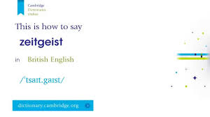 How To Say Zeitgeist With Definition Youtube