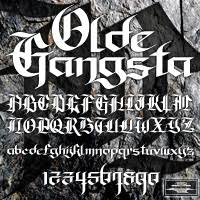 Do not miss our most special fonts for your tattoos, drawings, prints, murals. Olde Gangsta Graffiti Font Display Page