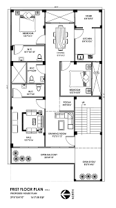 Smaller floor plans under 1500 square feet are cozy and can help with family bonding. Zohaib31 I Will Convert Hand Sketch Pdf Or Images Of House Plans To Auotcad For 20 On Fiverr Com Little House Plans 20x30 House Plans 30x50 House Plans