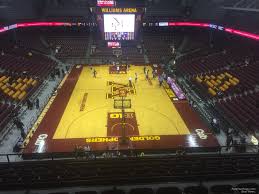 williams arena minnesota section 213 rateyourseats com