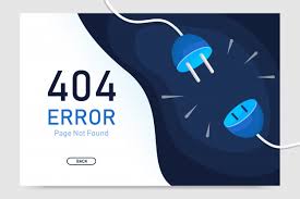 Premium Vector 404 Error Page Not Found Vector With Plug Graphic Design Template For Website Graphic