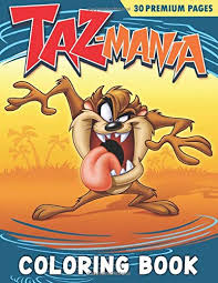 Coloring pages with characters from popular animated movies will be extremely interesting to your little fidget. Taz Mania Coloring Book Perfect Coloring Books For Kids For Ages 3 12 Garcia Dannetta 9798655318182 Amazon Com Books