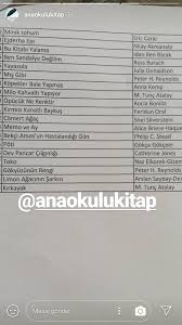Sevilay Adli Kullanicinin Kitap Listem Panosundaki Pin Kitap Listeleri Duygular Kitap