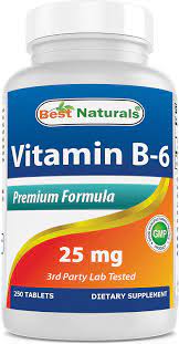 Магния цитрат плюс витамин b6. Amazon Com Best Naturals Vitamin B 6 25 Mg Tablets 250 Count Health Personal Care