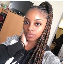 Section your hair to create a vertical row from front to back using a tail comb. Ghana Cornrows Styles And How Tos