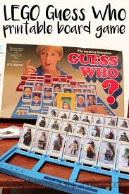 Guess who is a board game involving two people. Lego Guess Who Printable Game Replacement Cards Printable Board Games Printable Games For Kids Lego Board Game