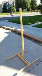 Then when assembling the target stand, do not make a cross bar support for the upright section. Diy Target Stand 5 Steps Instructables