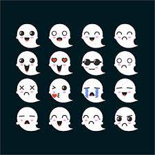 Ghost Emoticon Set Clipart Ghost Ghost Icons Icon Png And Vector With Transparent Background For Free Download Clip Art Cartoon Clouds Background Banner