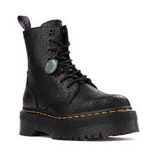 Dr. Martens x Wednesday Jadon Boot - Black - Size Mens 4/Womens 5