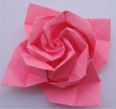 Origami Rose Anleitung Bastelideen Diy Zenideen Origami Rose Rosen Falten Origami