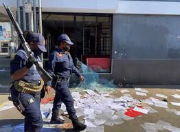 South africa's consumer goods council warned the unrest may lead to food shortages as deliveries he said: I 0ahoyuwpfccm