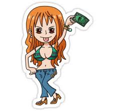 SRBB0319 Nami One Piece anime sticker | animestickershop