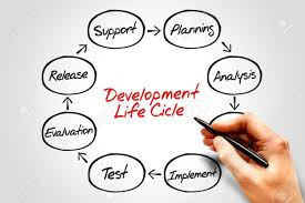 circular flow chart of life cycle development process business