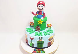 Mario kart themed birthday cake cakecentral. Super Mario Birthday Cake Sooperlicious Cakes