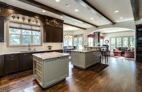 Large kitchen island designs kitchen design kitchen layout kitchen island designs with seating kitchen inspirations beautiful kitchens traditional kitchen kitchen remodeling projects discover the best deluxe custom kitchen island ideas and designs made by top designers worldwide. Denver Kitchen Remodel Features Butlers Pantry 2 Islands