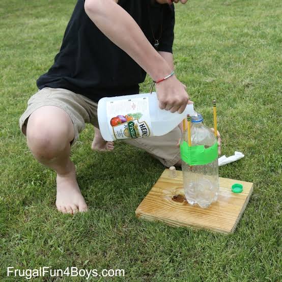 This EPIC Bottle Rocket Flew Higher Than our Two Story House! - Frugal Fun  For Boys and Girls