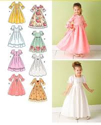 Flower Girl Dress Sewing Pattern Simplicity 3545 Size 5 8 Special Occasion Gi Girls Dress Sewing Patterns Long Dress Patterns Girls Special Occasion Dresses