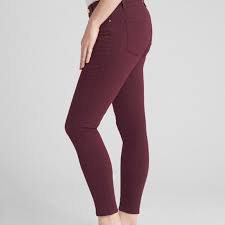 Gap True Skinny Cords Rich Wine