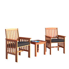 Maybe you would like to learn more about one of these? Corliving Pex 864 Z Miramar 3pc Cinnamon Brown Hardwood Outdoor Chair Side Table Set