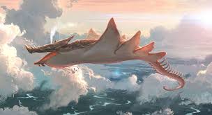 Sky Whale By Jim Moore Creatures 2d Cgsociety Fantasy Creatures Art Fantasy Beasts Creature Concept Art