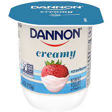 Dannon whole milk yogurt, vanilla nutrition per 5.3 oz serving: Dannon Creamy Nonfat Yogurt Strawberry 4oz Wholesale Danone Food Service