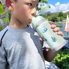 MARCUS & MARCUS STRAW & SPOUT INSULATED WATER BOTTLE (350ML)