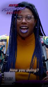 Aabria Iyengar‘s character greets death with a smile. #Watch all episodes  of Faster, Purple Worm, Kill! Kill! On plex and @Amazon Freevee #fpwkk  #fasterpurplewormkillkill #dndshow #dndfunny ...