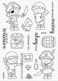 Pirates At Play Clearly Besotted Ink Stamps Stamp Clear Stamps
