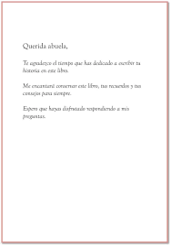 Frases para recordar a una abuela fallecida. Querida Abuela Entre Tu Y Yo Cuentame Tu Vida From You To Me Cuentame Tu Vida Amazon Es Libros