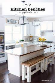 Diy Kitchen Benches Budget Kitchen Ideas Old Salt Farm Home Decor Kitchen Farmhouse Kitchen Island Diy Kitchen Island