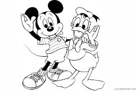 Mickey mouse coloring pages 281. Mickey Mouse Coloring Pages Cartoons Mickey Mouse And Donald Duck Printable 2020 4099 Coloring4free Coloring4free Com
