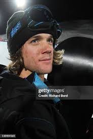 Greg Bretz of the USA competes in the Men's Snowboarding SuperPipe... News  Photo
